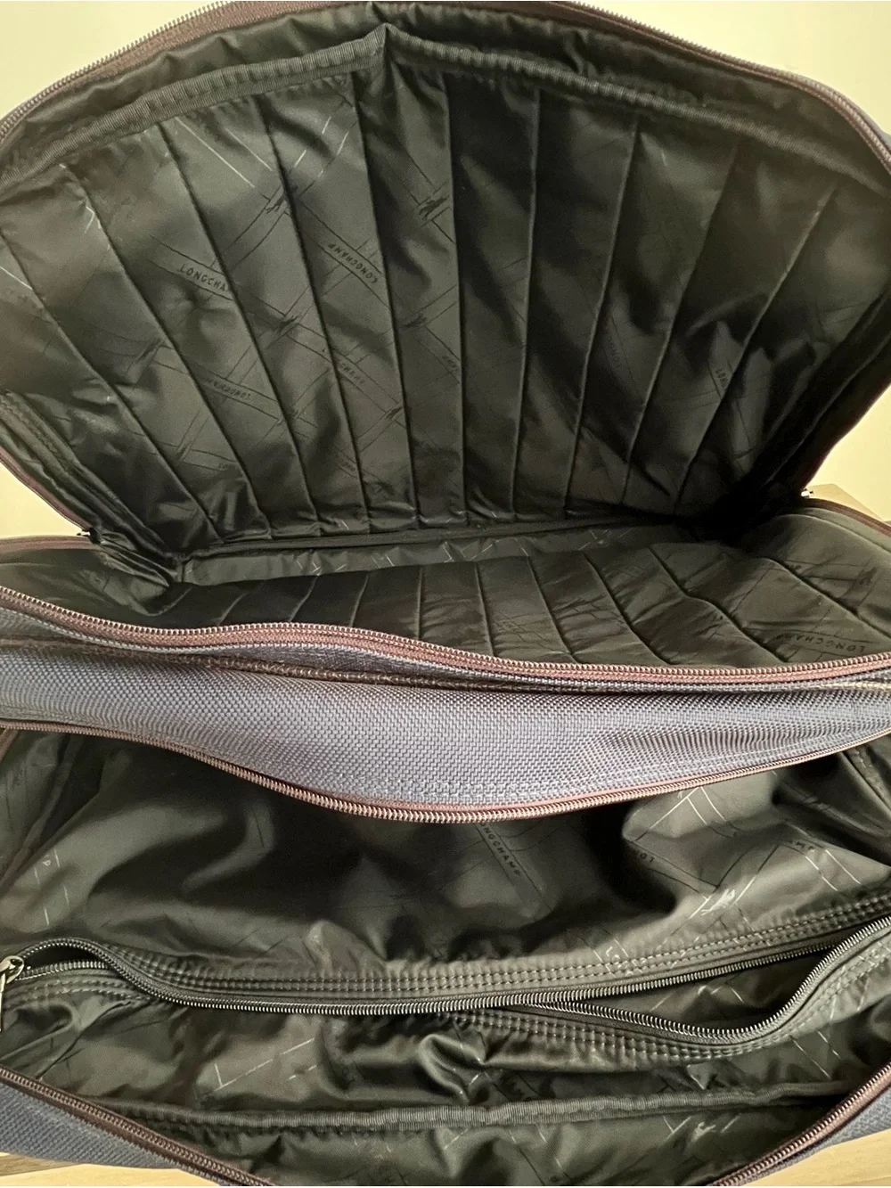 Longchamp Boxford L Briefcase Blue Laptop Business Bag Msrp $435